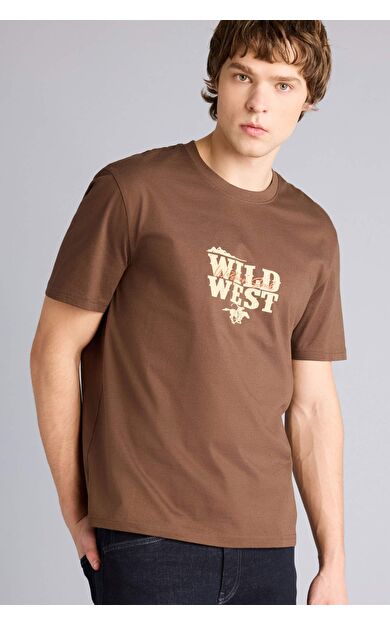 DeFacto %100 Pamuk Baskılı Tişört