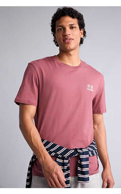 DeFacto Regular Fıt Baskılı Kısa Kollu Tişört