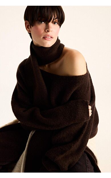 Coool Regular Fit Kayık Yaka Kazak