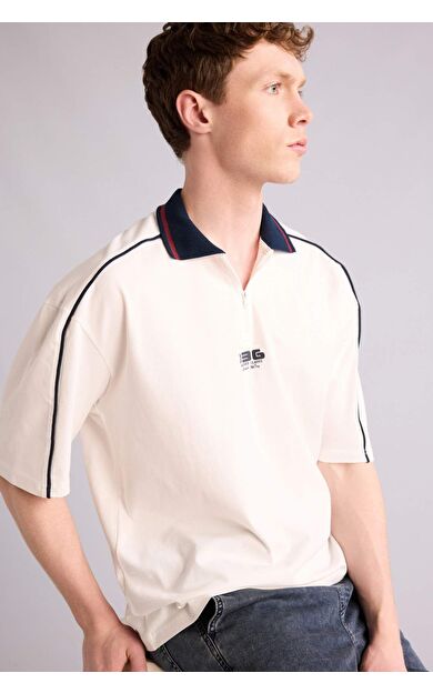 DeFacto Loose Fıt Polo Tişört