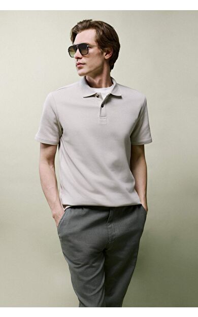 DeFacto Regular Fıt Polo Yaka Kısa Kollu Polo Tişört