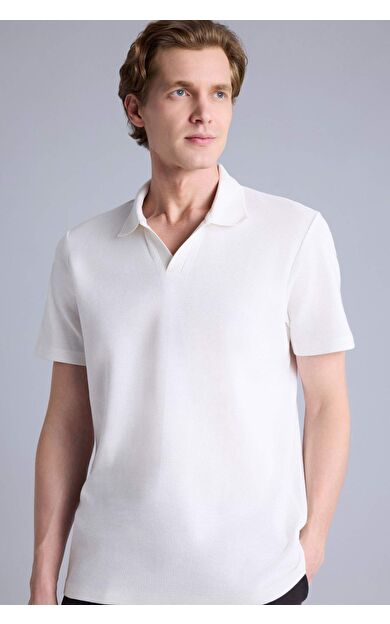 DeFacto Regular Fıt Basic Bisiklet Yaka Kısa Kollu Polo Tişört
