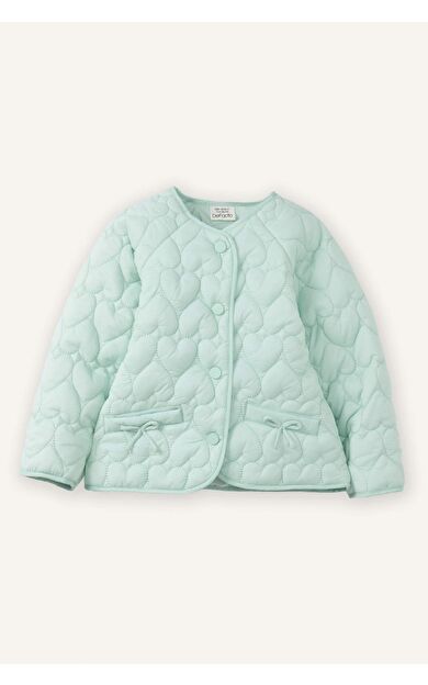 Bisiklet Yaka Mont Kız Bebek