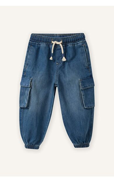Jogger Fıt Jean Pantolon Erkek Bebek