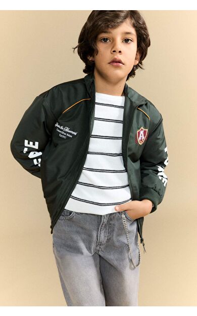 Erkek Çocuk Tafta Mont