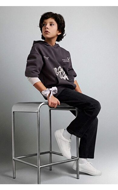 Erkek Çocuk Straight Fit Düz Paça Jean Pantolon