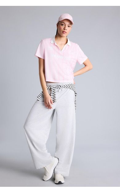 DeFacto Barrel Fıt Cepli Standart Paça Standart Boy Sweatshirt Kumaşı Sporcu Pantolon Gri G6234AX26SPGR93