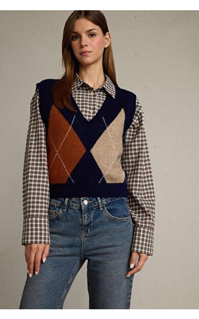 DeFacto Slim Fit Dar Kesim Kazak