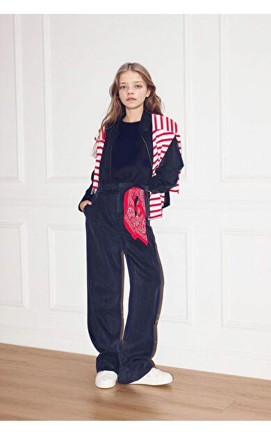 Wıde Leg Geniş Paça Tensel Pantolon Kız Çocuk