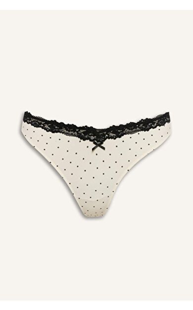 Dantel Detaylı Brazilian Külot