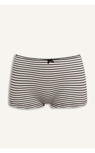 Dantel Detaylı Ribana Boxer