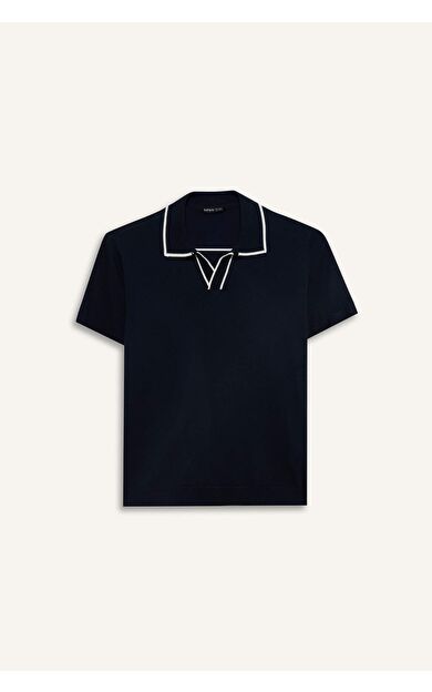 Regular Fıt Apaş Yaka Viskon Kazak Erkek Çocuk