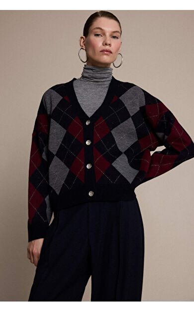 Regular Fit V Yaka Triko Hırka