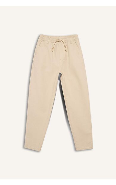 Carrot Fıt Düz Paça Gabardin Pantolon Erkek Çocuk
