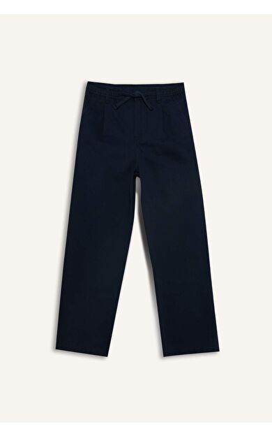 Loose Fıt Düz Paça Gabardin Pantolon Erkek Çocuk