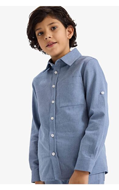 Erkek Çocuk Uzun Kollu Gömlek