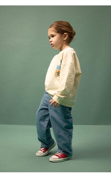 DeFacto Erkek Bebek Regular Fit Düz Paça Jean Pantolon