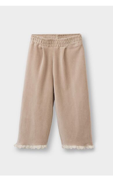 DeFacto Kız Bebek Wide Baggy Fit Fitilli Kadife Pantolon