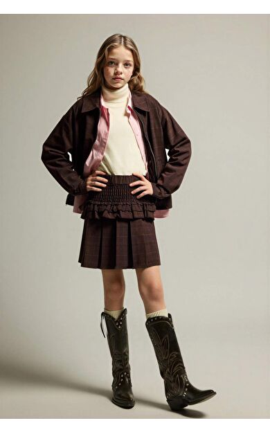 Kız Çocuk Pileli Etek