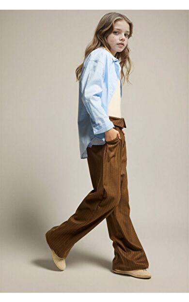 DeFacto Kız Çocuk Wide Leg Pantolon