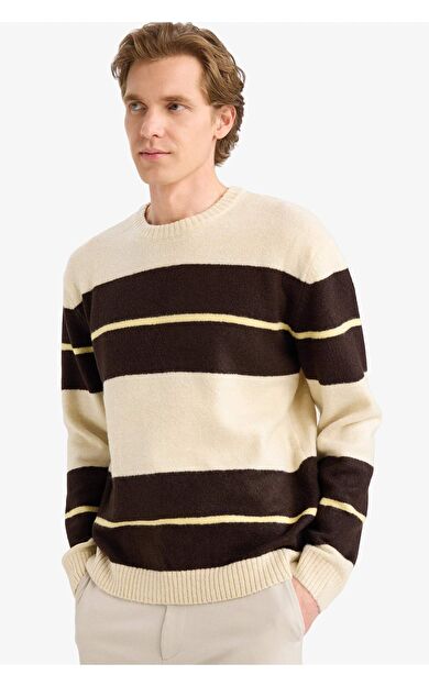 DeFacto Standart Fit Triko Kazak