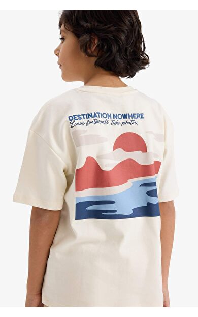 Erkek Çocuk Oversize Baskılı Tişört