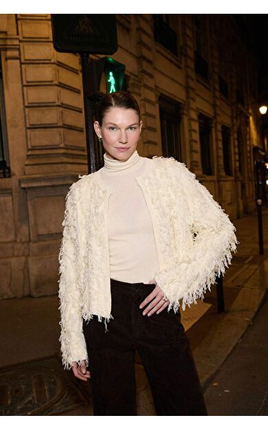 Regular Fit Bisiklet Yaka Triko Hırka