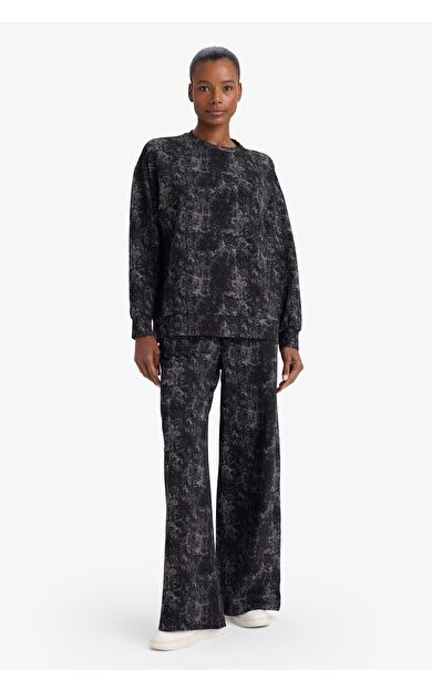 Wide Leg Cepli Geniş Paça Uzun Modal Sporcu Pantolon