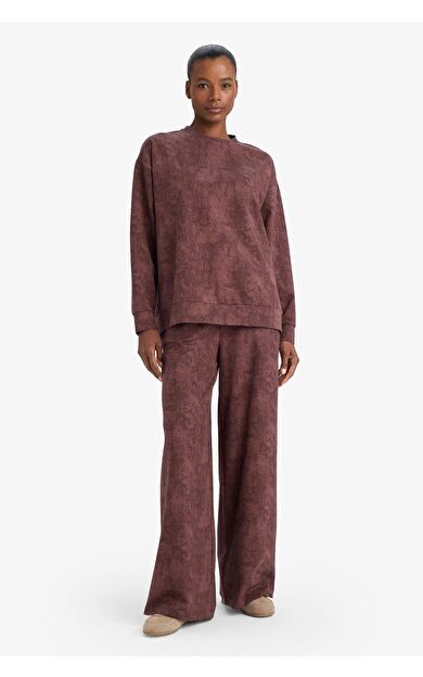 Wide Leg Cepli Geniş Paça Uzun Modal Sporcu Pantolon