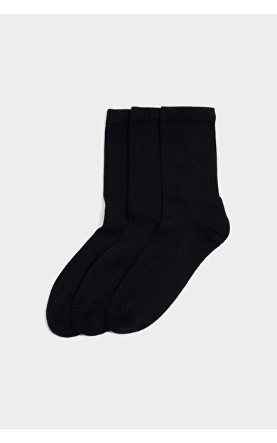 Erkek Çocuk Dikişsiz 3'lü Modal Havlu Çorap