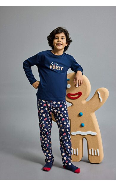 Erkek Çocuk Regular Fit 2'li Pijama Takımı