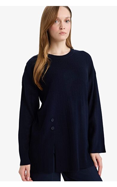 Loose Fit Triko Tunik