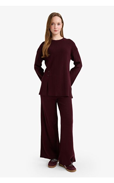 DeFacto Wide Leg Triko Pantolon