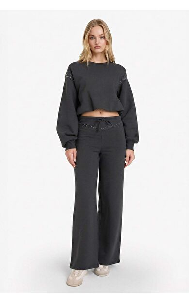 Straight Fit Kalın Kumaş Pantolon