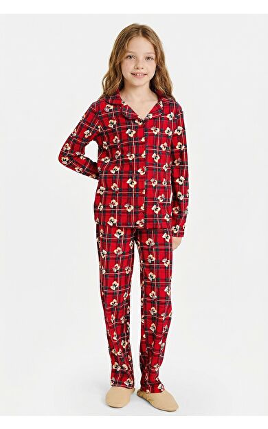 DeFacto Kız Çocuk Regular Fit 2'li Pijama Takımı