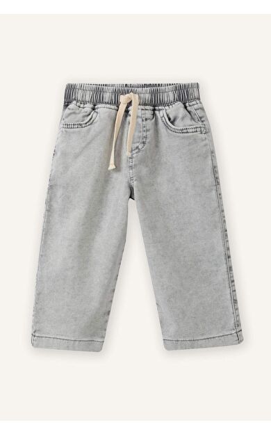 Regular Fıt Düz Paça Jean Pantolon Erkek Bebek