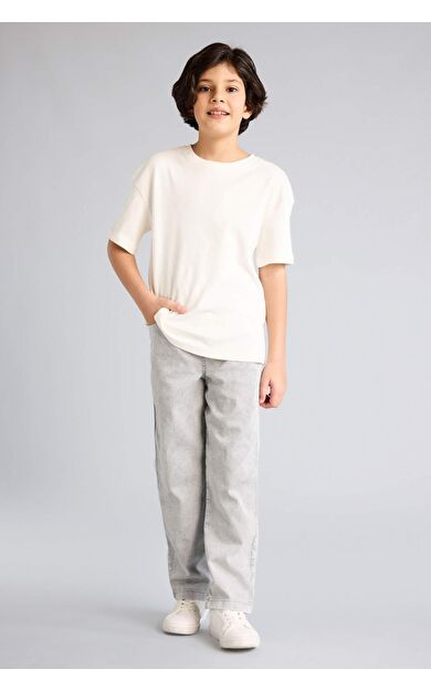 DeFacto Regular Fıt Düz Paça Jean Pantolon Erkek Çocuk
