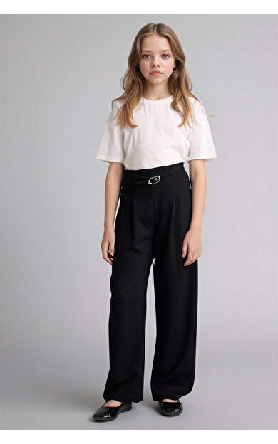 Wıde Leg Pantolon Kız Çocuk