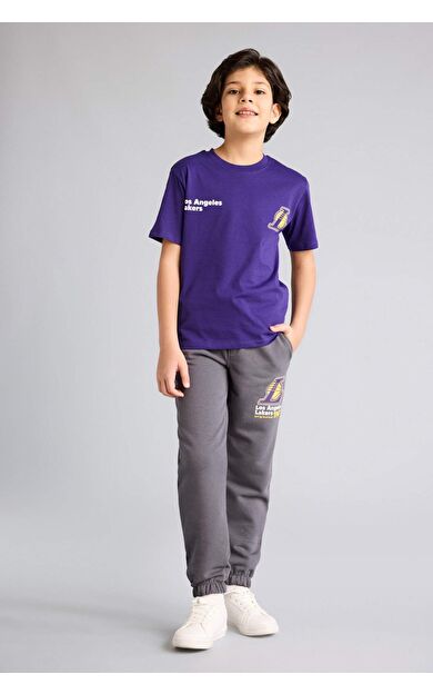NBA Los Angeles Lakers Kalın Kumaş Pantolon Erkek Çocuk