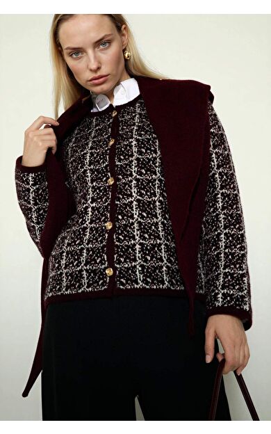 Regular Fit Bisiklet Yaka Triko Hırka