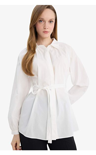 Relax Fit Poplin Gömlek Tunik