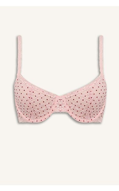 Dantelli Dantel Kapsız Pedsiz Balenli Balkonet Sütyen