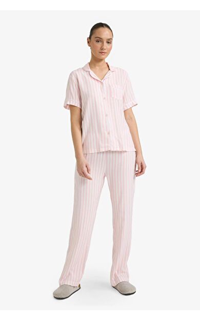 Regular Fit Kısa Kollu 2'li Takım Fall in Love