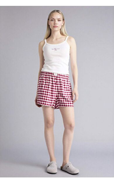 DeFacto Regular Fıt Kısa Boy Flanel Alt