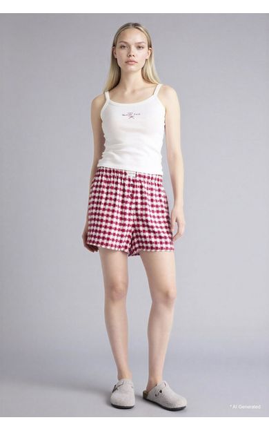 DeFacto Regular Fıt Kısa Boy Flanel Alt