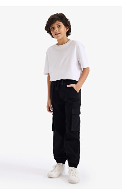 Erkek Çocuk Kargo Gabardin Pantolon