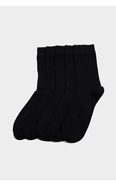 Erkek Dikişsiz 5'li Bambu Uzun Çorap