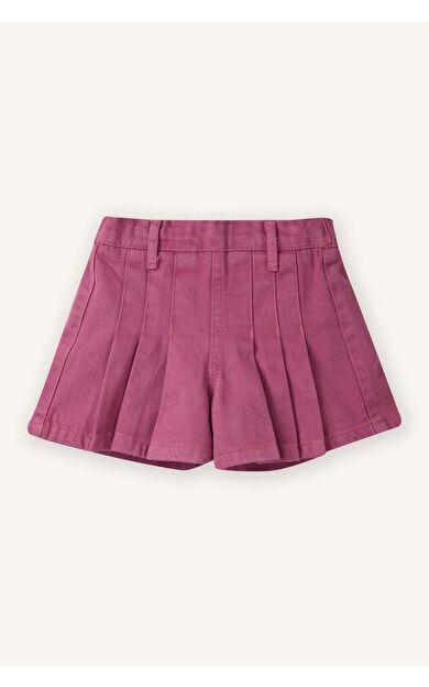 DeFacto Regular Fıt Gabardin Şort Kız Bebek