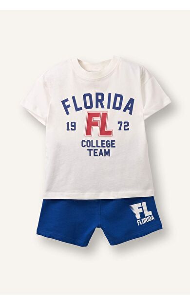 Baskılı 2'li Takım Erkek Bebek