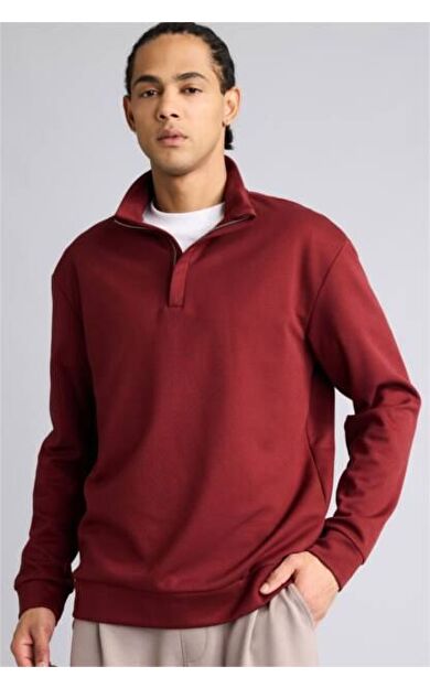 DeFacto Standart Fıt Modal Sweatshirt